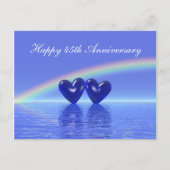 45周年記念サファイアハート ポストカード (正面)