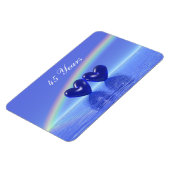 45周年記念サファイアハート マグネット (左側)