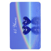 45周年記念サファイアハート マグネット (縦)