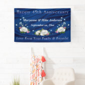 45周年記念ホワイトローズとサファイア 横断幕 (インサイチュ)