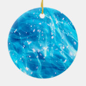 45周年記念結婚サファイアパーティー灯 セラミックオーナメント (裏面)