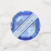 45周年記念結婚サファイア コンフェッティ (スモール正面)