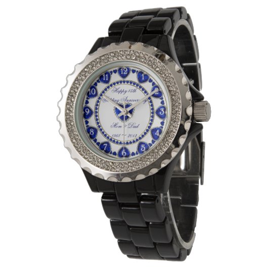 45周年記念結婚時計 腕時計 (アングル)