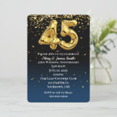 45周年記念金ゴールドバルーン&紙吹雪 招待状 (スタンド正面)