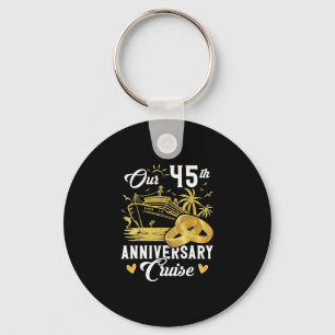 45周年記念 ゴールデンクルーズバケーション カップル キーホルダー