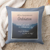 45周年調整のパーソナライズおめでとう クッション (ブランケット)