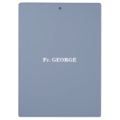 45周年調整のパーソナライズおめでとう クリップボード (裏面)