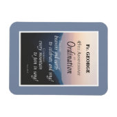 45周年調整のパーソナライズおめでとう マグネット (横)