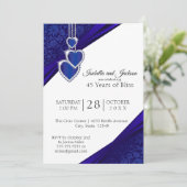 45周年/65周年サファイア・アニバーサリー・デザイン 招待状 (スタンド正面)