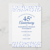 45周年+65周年記念日のお知らせ - ラブハート 招待状 (正面)