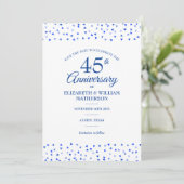 45周年+65周年記念日のお知らせ - ラブハート 招待状 (スタンド正面)