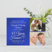 45周年 65周年 ハーツ 永遠への年数 招待状 (スタンド正面)