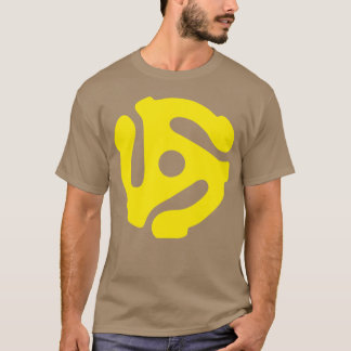 45回転レコードアダプタースパイダーギフト Tシャツ
