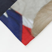 45大統領ドナルド・トランプ フリースブランケット (角)