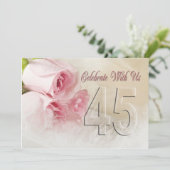 45年パーティの招待状 招待状 (スタンド正面)