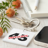 45弾劾 キーホルダー (正面右)