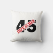 45弾劾 クッション (正面)