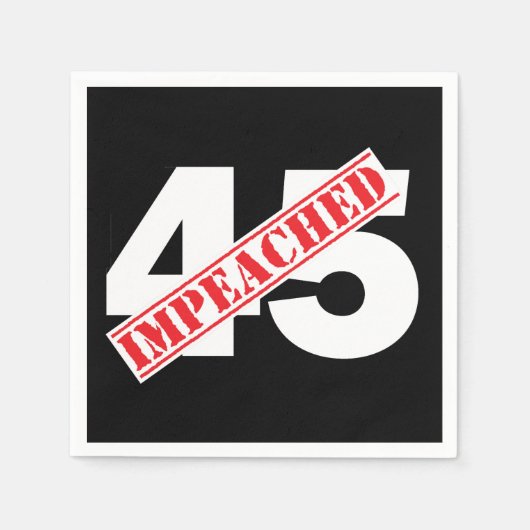 45弾劾 スタンダードカクテルナプキン (正面)