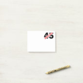 45弾劾 ポストイット (デスク上)