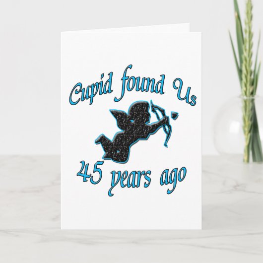 45日。記念日 カード (正面)