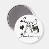 45日。記念日 マグネット (正面/裏面)