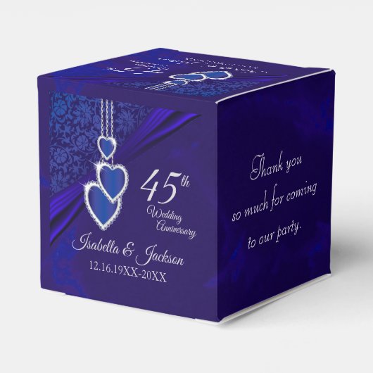 45日/65日サファイヤ結婚記念日 フェイバーボックス (裏面サイド)