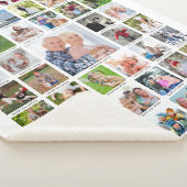 45枚のパーソナライズされたフォトコラージキャプションの色 シェルパブランケット (3/4)