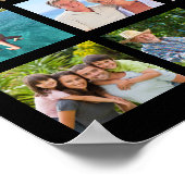 45枚の写真をカスタマイズしたカラーコラージュ ポスター (角)