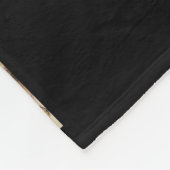 45正方形フォトコラージグリッド(文字付き) – 黒 フリースブランケット (角)