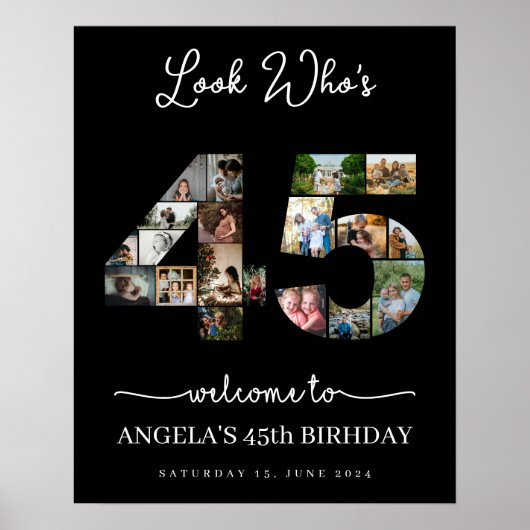 45歳のハッピーバースデー写真集 ポスター (正面)