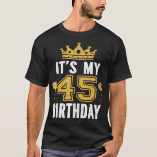 45歳の男のための私の45誕生日ギフトと Tシャツ