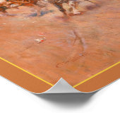 "45歳の西カウボーイの煙" ポスター (角)