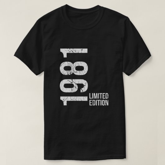 45歳の誕生日お祝い 1981年 ビンテージ限定 45周年 Tシャツ (デザイン正面)