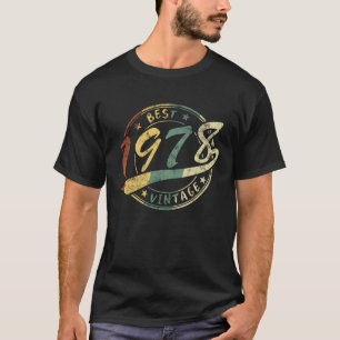 45歳の誕生日におすすめのヴィンテージ1978年 レトロ Tシャツ