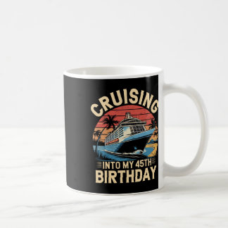 45歳の誕生日クルーズ旅行へ出発 コーヒーマグカップ