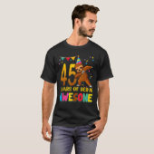 45歳の誕生日スロッスダビング40歳の誕生日 Tシャツ (正面フル)