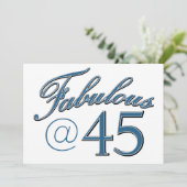 45歳の誕生日デザイン (スタンド正面)