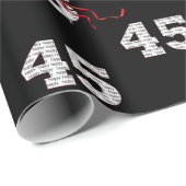 45歳の誕生日バルーン ブーケ ラッピングペーパー (ロールコーナー)