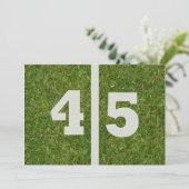 45歳の誕生日パーティー！招待状のカスタマイズ 招待状 (スタンド正面)