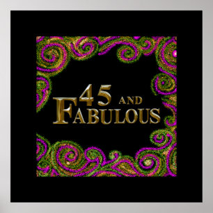 45歳の誕生日 ポスター