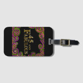 45歳の誕生日 ラゲッジタグ (正面横)