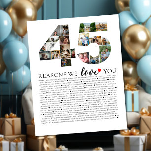 45歳の誕生日 愛している理由全部 ポスター