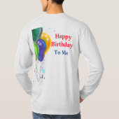 45歳の誕生日 Tシャツ (裏面)