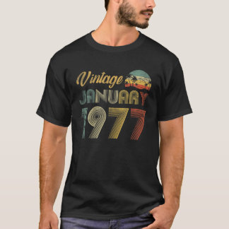 45歳ギフトヴィンテージ1977限定版45T Tシャツ