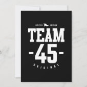 45歳 – 45誕生日ギフトおもしろい サンキューカード (正面)