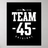 45歳 – 45誕生日ギフトおもしろい ポスター (正面)