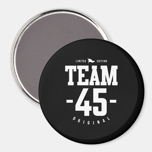 45歳 – 45誕生日ギフトおもしろい マグネット (正面/裏面)