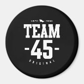 45歳 – 45誕生日ギフトおもしろい マグネット (正面)