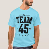 45歳 – 45誕生日ギフトおもしろい Tシャツ (正面)