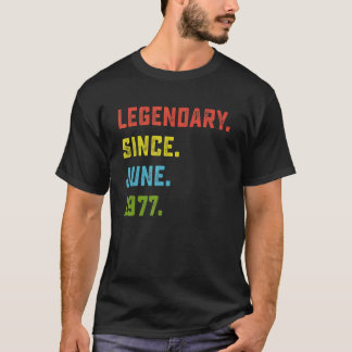 45番目の誕生日伝説1977年6月以来45年 Tシャツ